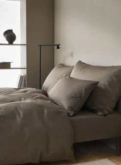 Harmoni stonewashed pudebetræk valnød