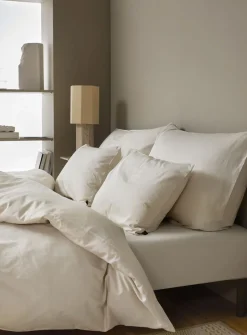 Harmoni stonewashed pudebetræk elfenben