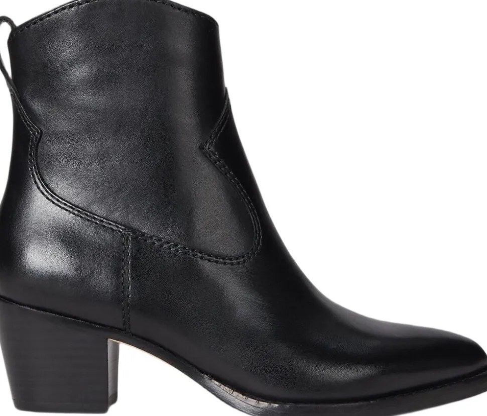 Harpher Burnished Leather Bootie