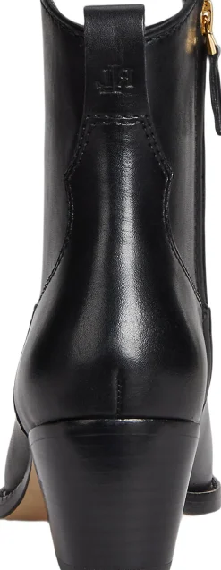 Harpher Burnished Leather Bootie