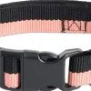HAY Dogs Collar Flat-M/L-Pink, blac
