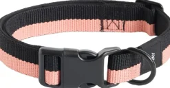 HAY Dogs Collar Flat-M/L-Pink, blac