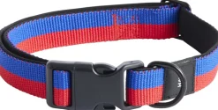 HAY Dogs Collar Flat-M/L-Red, blue