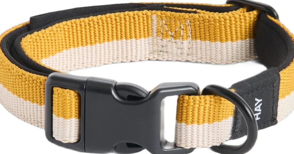 HAY Dogs Collar Flat-S/M-Off-white,