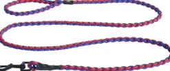 HAY Dogs Leash-Braided-Red, blue