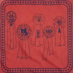 HAY Dogs Scarf-55 x 55-Red