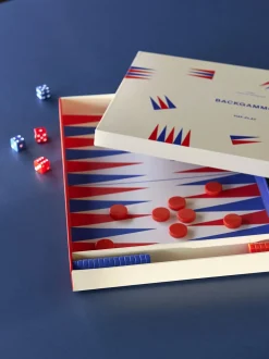 HAY PLAY-Backgammon-Off-white