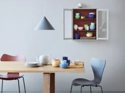 Herringbone Dækkeserviet 43x30 cm grøn 82% bomuld recycled,