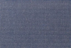 Herringbone Dækkeserviet 43x30 cm blå 82% bomuld recycled, 1