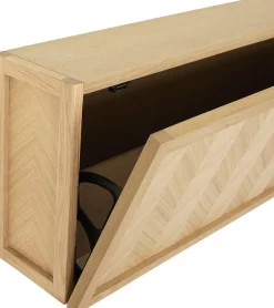 Herringbone Skoskab Large Natur