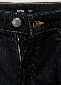 High-waisted wide-leg jeans