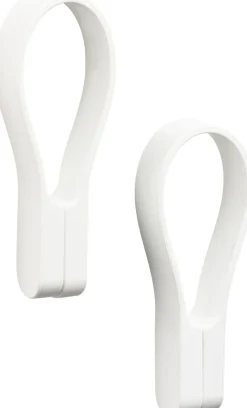 Håndklædestrop Loop magnet 2 stk. White