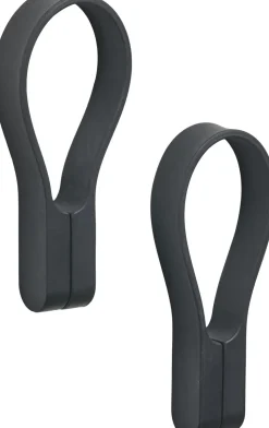 Håndklædestrop Loop magnet 2 stk. Black
