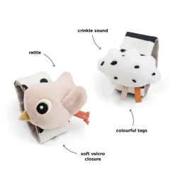 Håndledsranglesæt 2 stk. Happy clouds Pudder