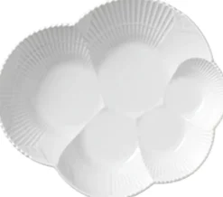 Hvid Elements 19 cm. fad