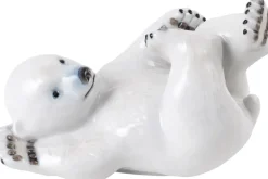 Isbjørneunge, liggende 15 cm