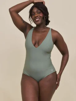 Java sculpt korset badedragt - Army