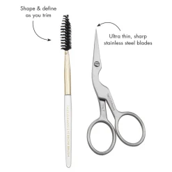 Øjenbrynssaks m. kam