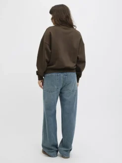 JXMERLE RLX SHORT LS CREW SWT LN