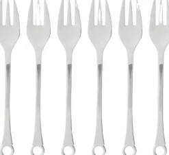 Kagegaffel Pantry 16 cm 6 stk. Mat/Blank stål