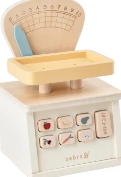 Købmandsvægt, træ