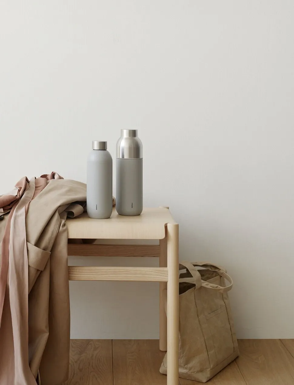 Keep Warm termoflaske 0,75 l, light grey