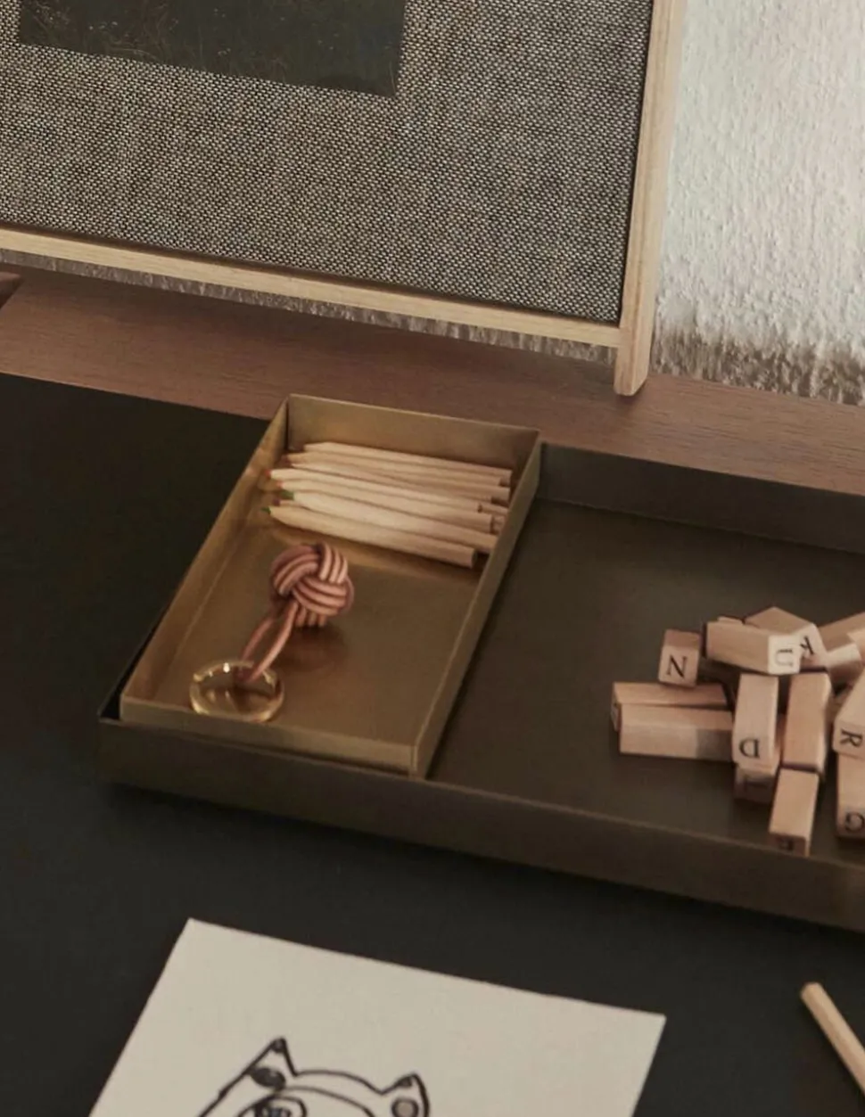 Keyring Knot - natur