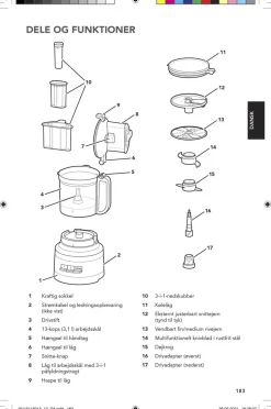 KITCHENAID FOODPROCESSOR 3,1 L, MATTE BLACK 5KFP1319EBM