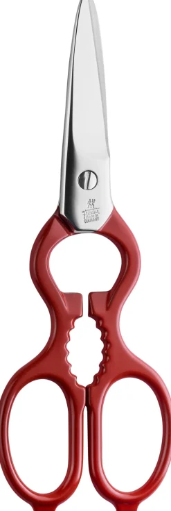 Køkkensaks Rustfritstål Rød Fuldsmedet 20 cm