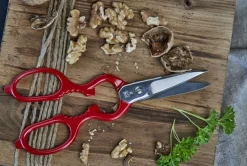 Køkkensaks Rustfritstål Rød Fuldsmedet 20 cm