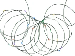 Knirke, 40L, Multi/Grøn lyskæde
