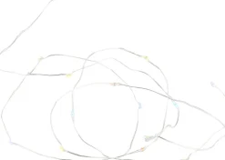 Knirke multi lyskæde 20L, Multi/Sølv