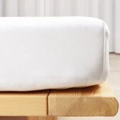 Økologisk boxlagen, jersey - GOTS, hvid