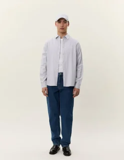 Konrad Melange Striped Shirt