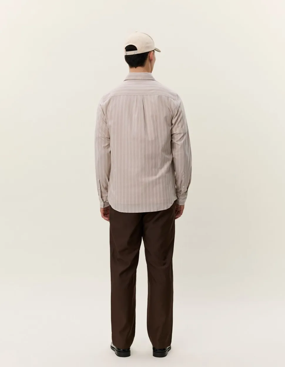 Konrad Melange Striped Shirt