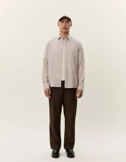 Konrad Melange Striped Shirt