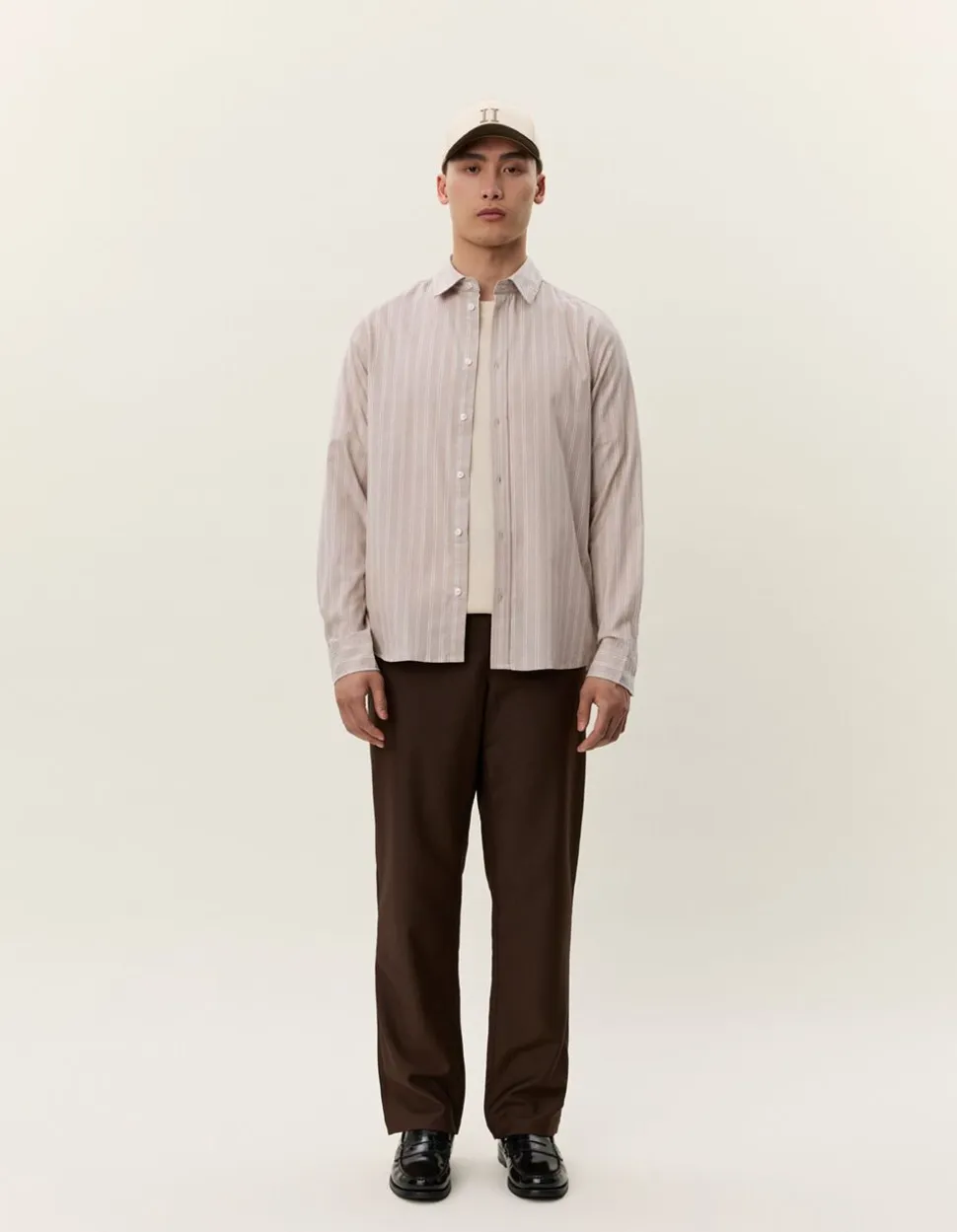 Konrad Melange Striped Shirt