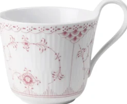 Koral Musselmalet Halvblonde Højhankskop 33 cl