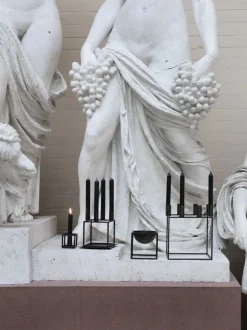 Kubus 8, Candle Holder, Black