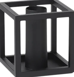 Kubus 1, Candle Holder, Black