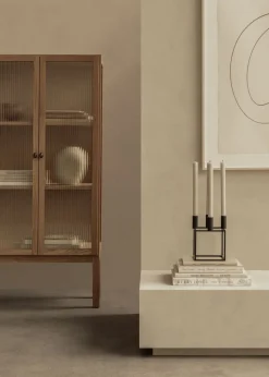 Kubus 4, Candle Holder, Black