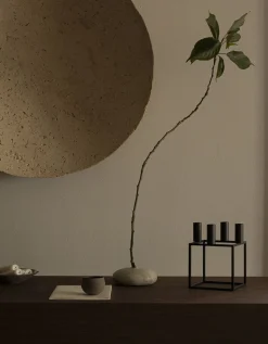 Kubus 4, Candle Holder, Black