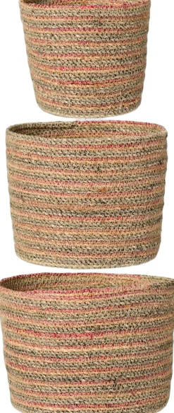 Kurvesæt a 3 multifarvet cylinderformet