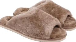 KVINA - OPEN SHEARLING SLIPPER