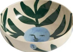 La Pittura Bowl - Ø18 - Moon face vine