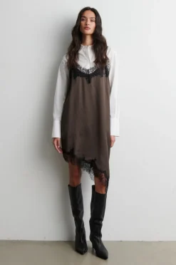 Lacia Contrast Mini Dress