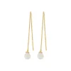 Lagoon Earchains 10 cm Baroque pearl