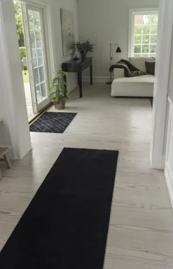 Løber 90x200 cm, sort