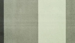 Løber, 67x120 cm, stripes-horizon lys/støvet og mørkegrøn