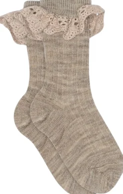 Lea socks with lace